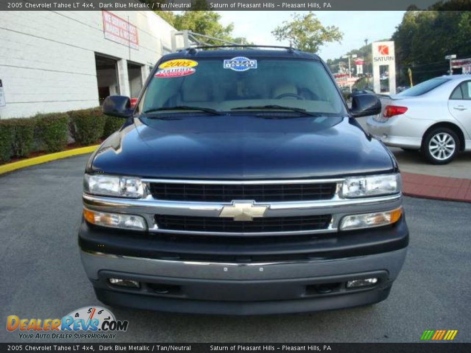 2005 Chevrolet Tahoe LT 4x4 Dark Blue Metallic / Tan/Neutral Photo #6