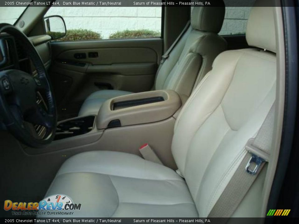 2005 Chevrolet Tahoe LT 4x4 Dark Blue Metallic / Tan/Neutral Photo #8