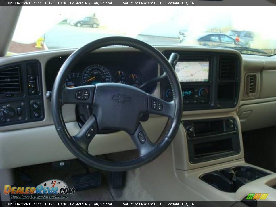 2005 Chevrolet Tahoe LT 4x4 Dark Blue Metallic / Tan/Neutral Photo #11