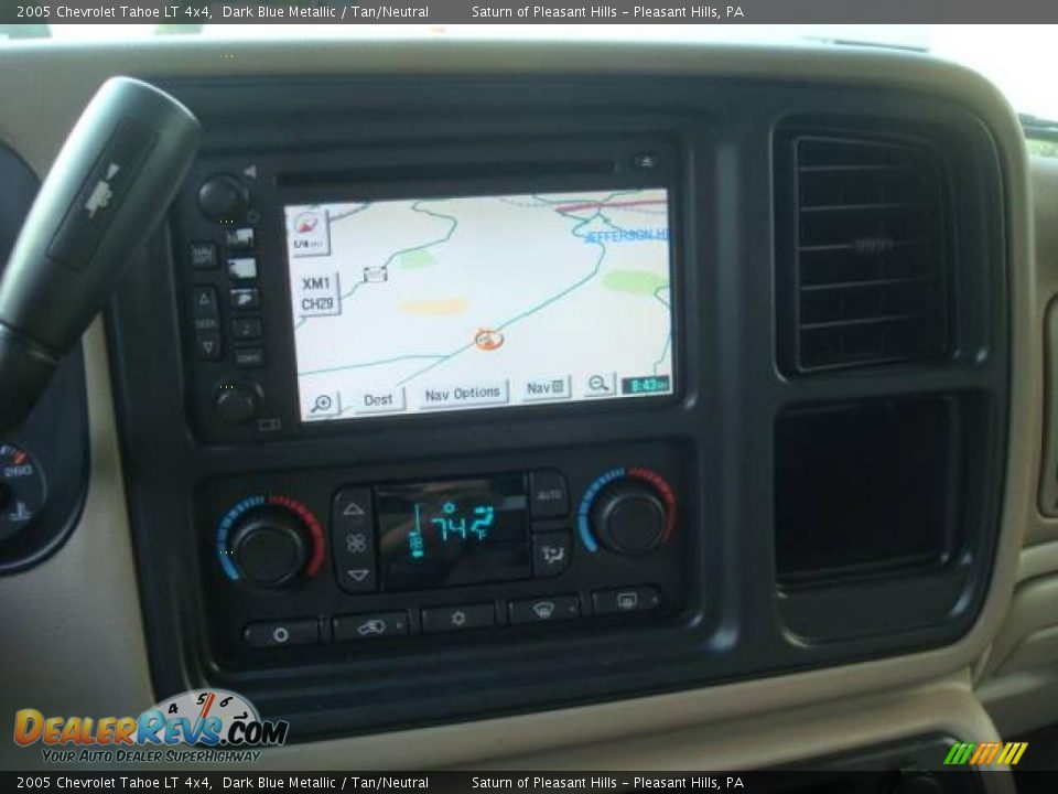 2005 Chevrolet Tahoe LT 4x4 Dark Blue Metallic / Tan/Neutral Photo #13