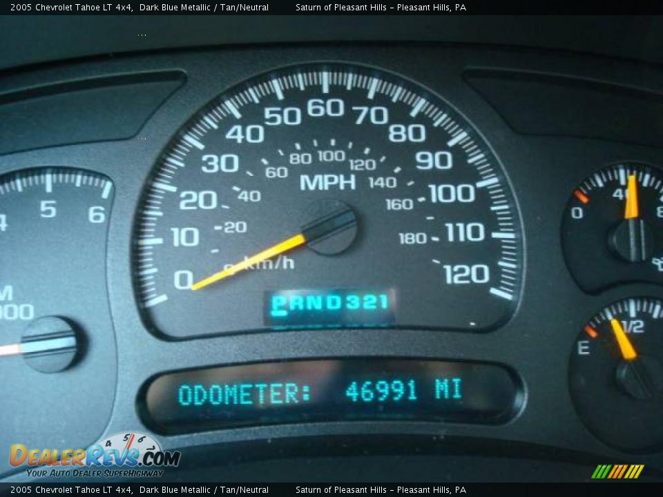 2005 Chevrolet Tahoe LT 4x4 Dark Blue Metallic / Tan/Neutral Photo #15