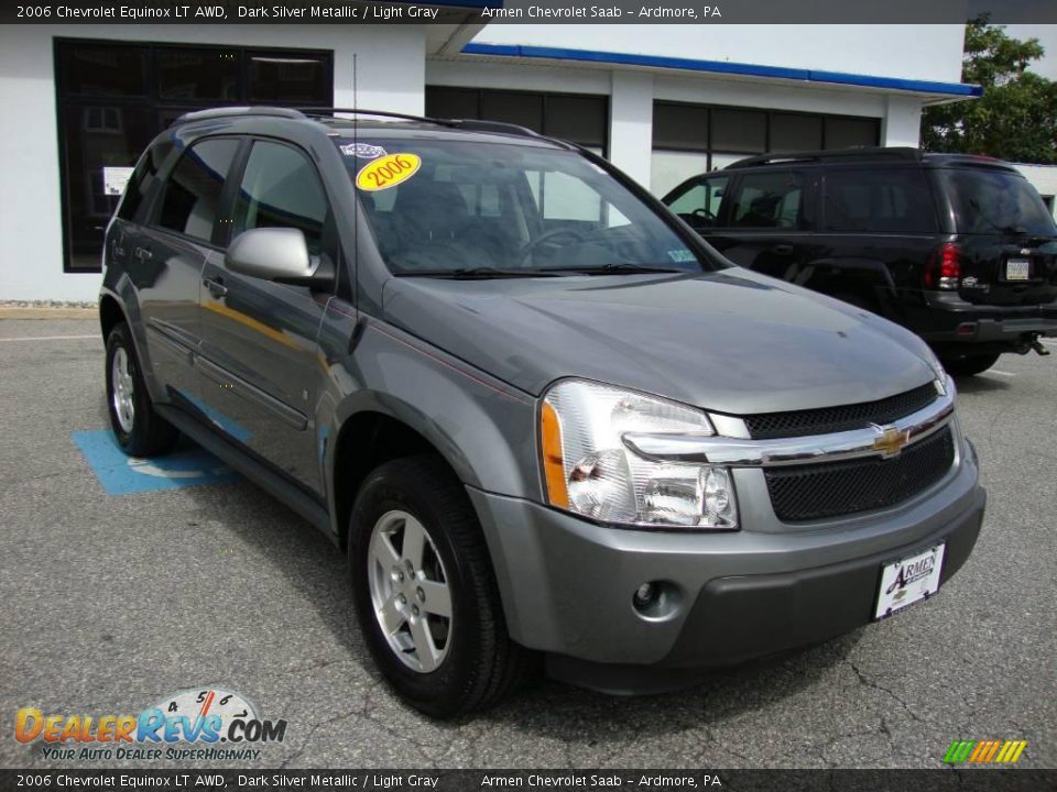 2006 Chevrolet Equinox LT AWD Dark Silver Metallic / Light Gray Photo #4