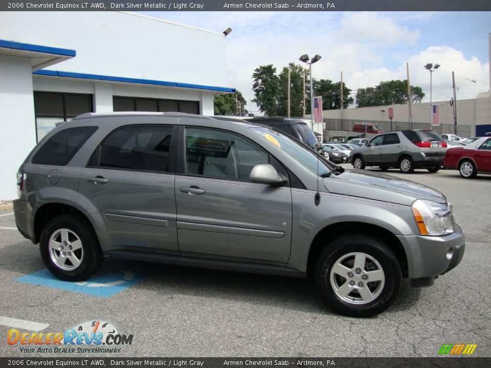 2006 Chevrolet Equinox LT AWD Dark Silver Metallic / Light Gray Photo #6