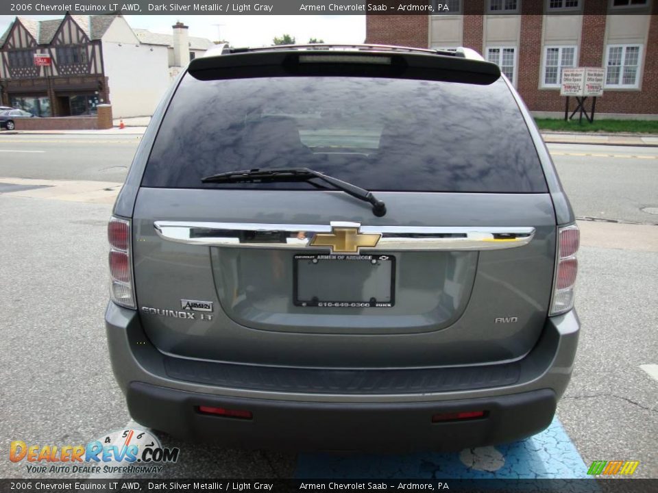 2006 Chevrolet Equinox LT AWD Dark Silver Metallic / Light Gray Photo #8