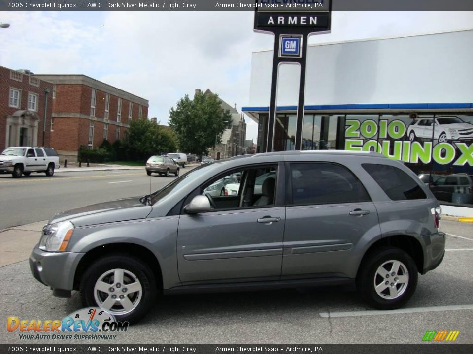 2006 Chevrolet Equinox LT AWD Dark Silver Metallic / Light Gray Photo #10
