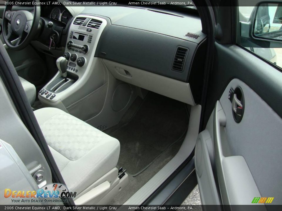 2006 Chevrolet Equinox LT AWD Dark Silver Metallic / Light Gray Photo #14