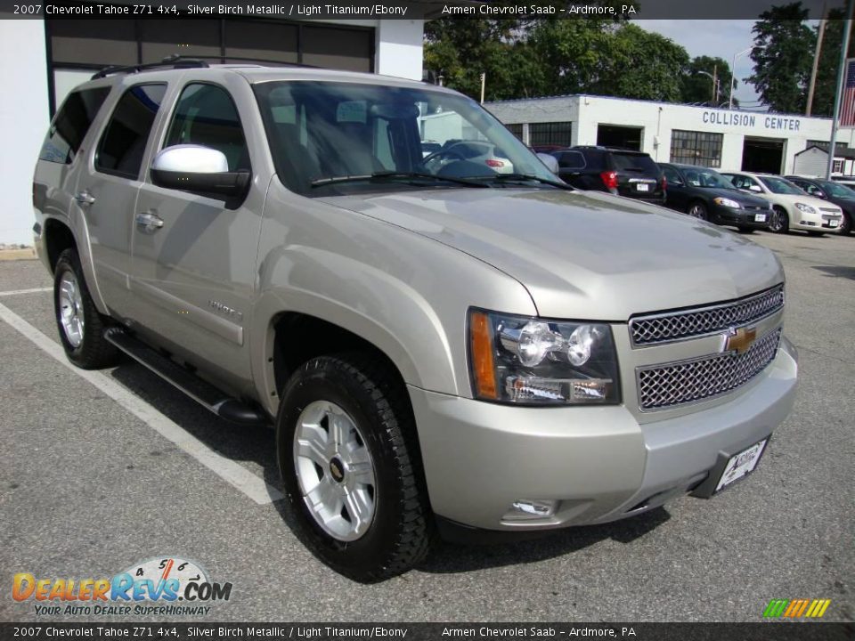 2007 Chevrolet Tahoe Z71 4x4 Silver Birch Metallic / Light Titanium/Ebony Photo #4