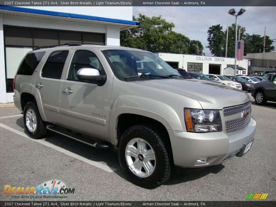 2007 Chevrolet Tahoe Z71 4x4 Silver Birch Metallic / Light Titanium/Ebony Photo #5