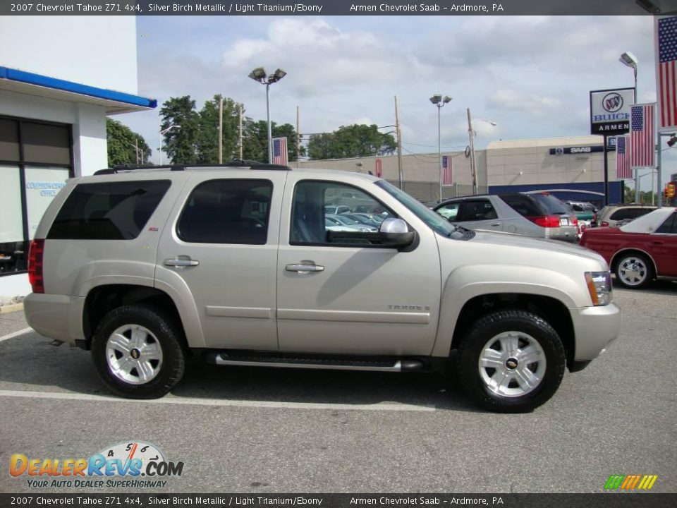 2007 Chevrolet Tahoe Z71 4x4 Silver Birch Metallic / Light Titanium/Ebony Photo #6