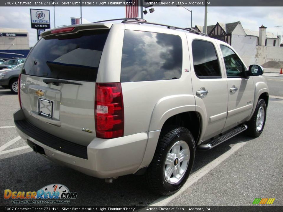2007 Chevrolet Tahoe Z71 4x4 Silver Birch Metallic / Light Titanium/Ebony Photo #7