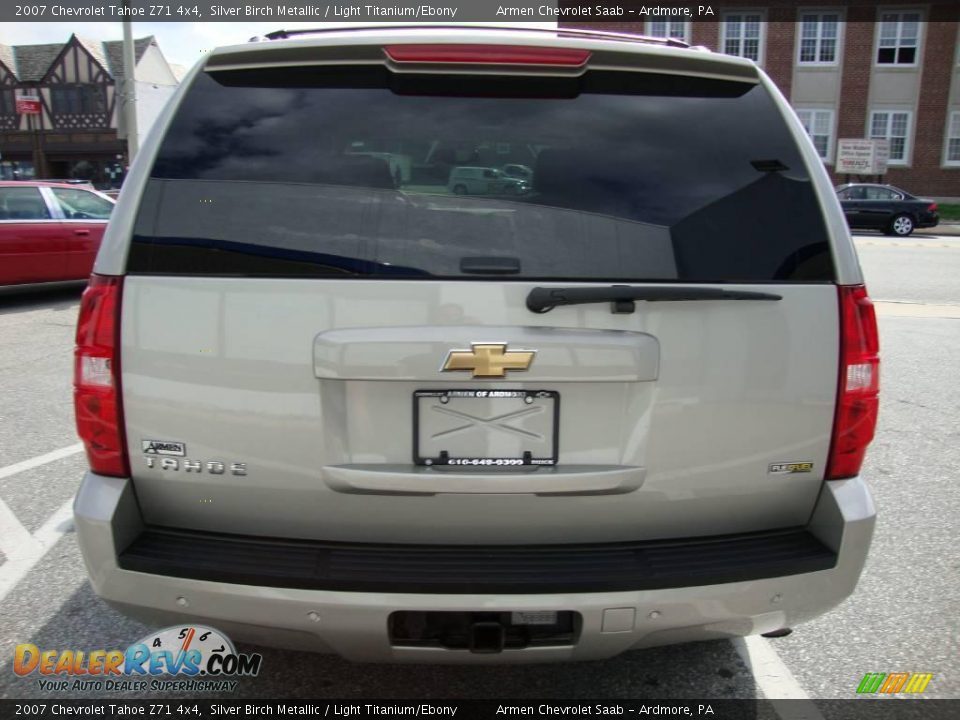 2007 Chevrolet Tahoe Z71 4x4 Silver Birch Metallic / Light Titanium/Ebony Photo #8