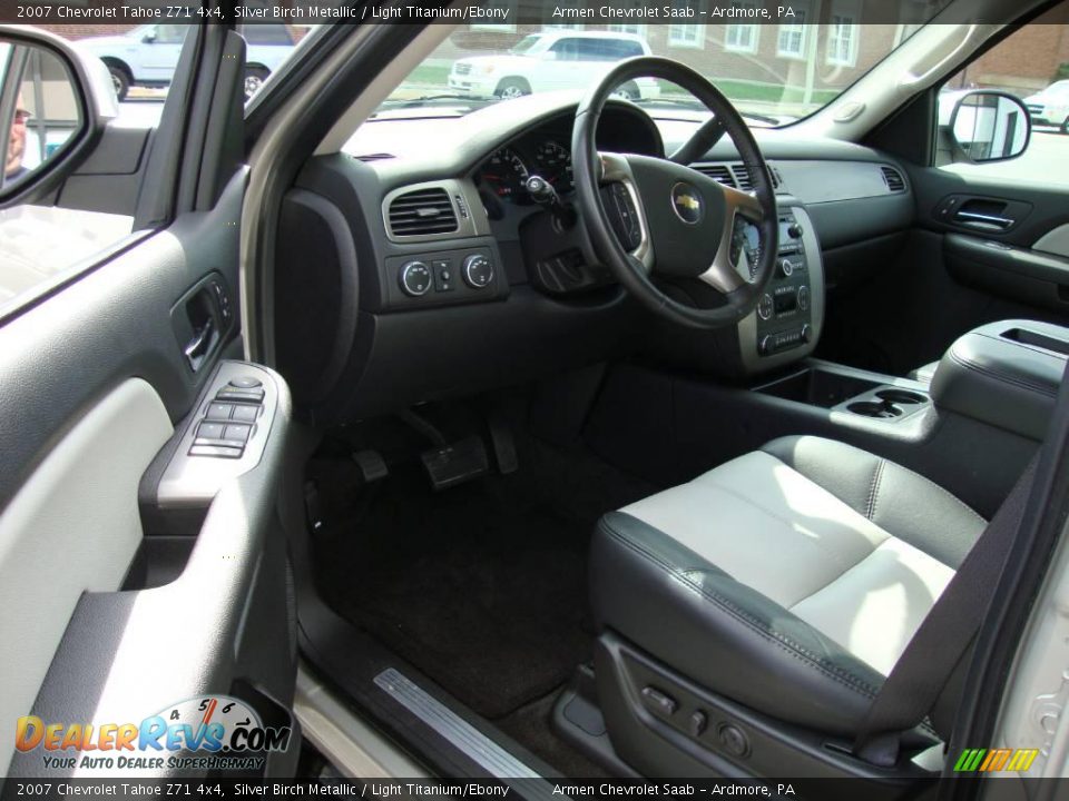 2007 Chevrolet Tahoe Z71 4x4 Silver Birch Metallic / Light Titanium/Ebony Photo #12