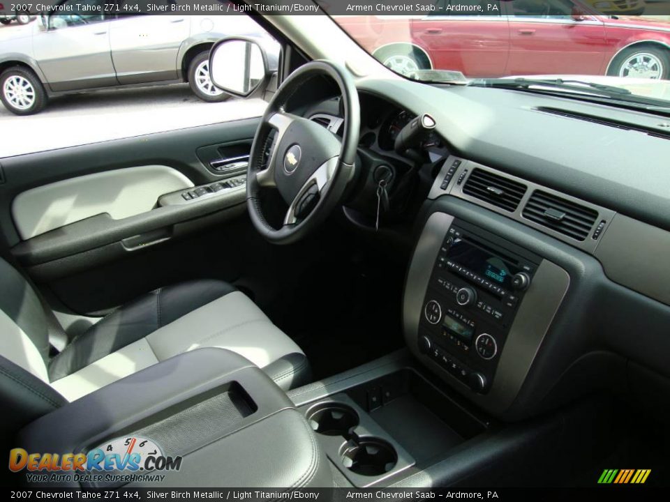 2007 Chevrolet Tahoe Z71 4x4 Silver Birch Metallic / Light Titanium/Ebony Photo #19