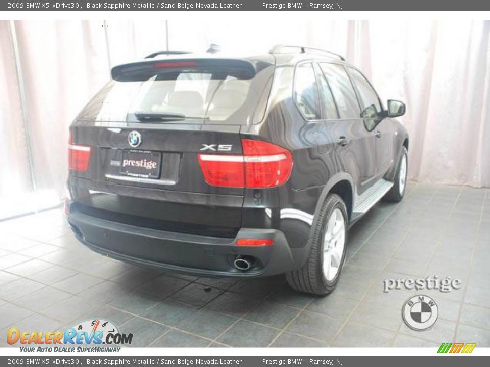 2009 BMW X5 xDrive30i Black Sapphire Metallic / Sand Beige Nevada Leather Photo #2