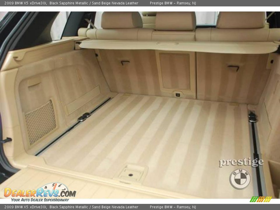 2009 BMW X5 xDrive30i Black Sapphire Metallic / Sand Beige Nevada Leather Photo #5