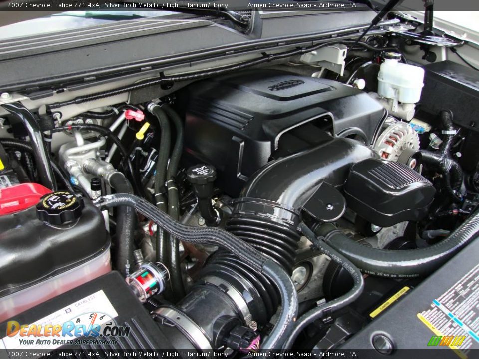 2007 Chevrolet Tahoe Z71 4x4 Silver Birch Metallic / Light Titanium/Ebony Photo #27