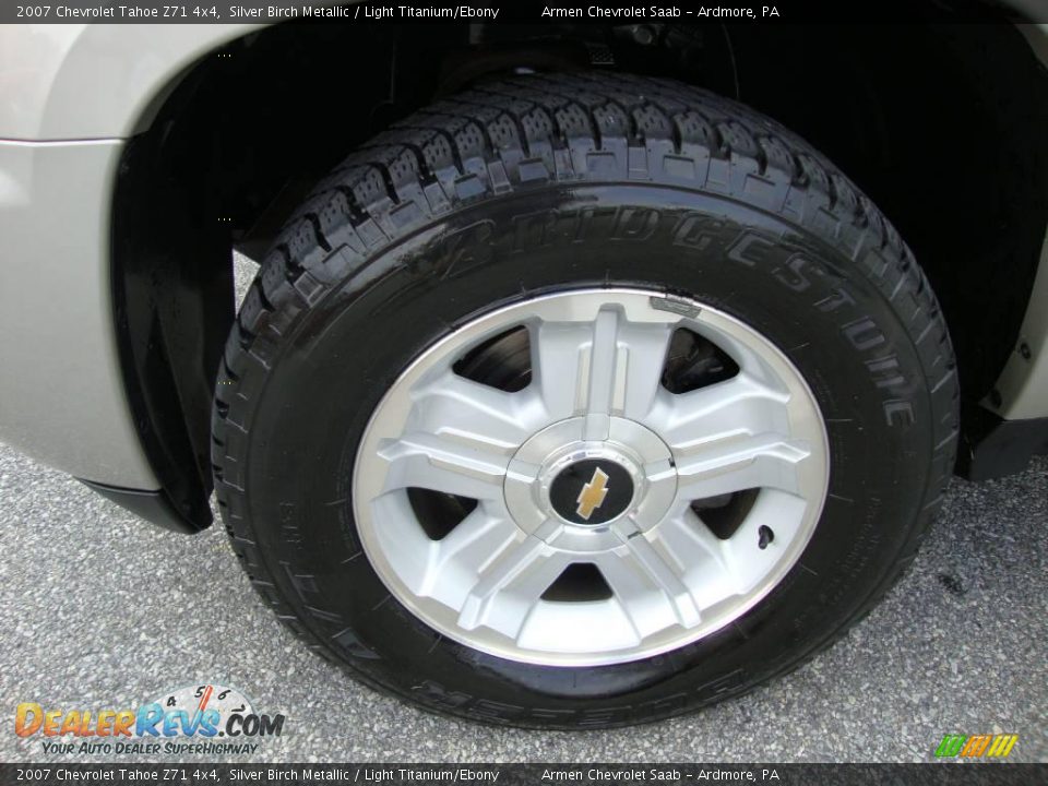2007 Chevrolet Tahoe Z71 4x4 Silver Birch Metallic / Light Titanium/Ebony Photo #29