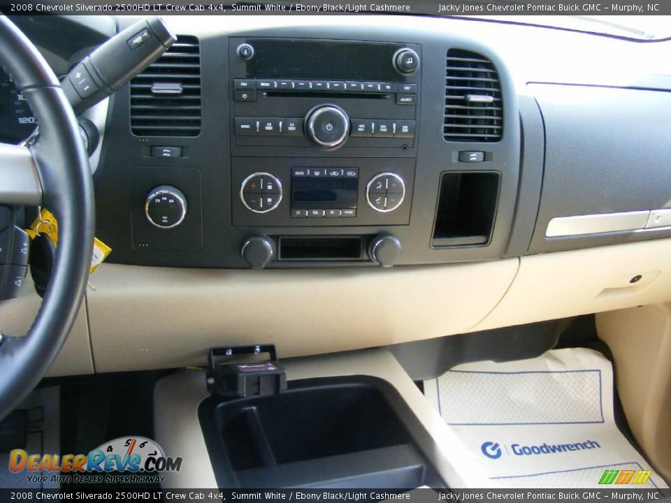 2008 Chevrolet Silverado 2500HD LT Crew Cab 4x4 Summit White / Ebony Black/Light Cashmere Photo #15