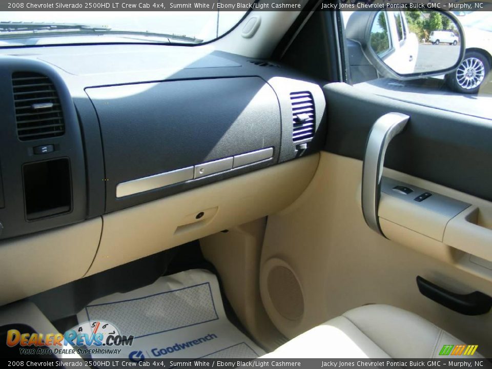 2008 Chevrolet Silverado 2500HD LT Crew Cab 4x4 Summit White / Ebony Black/Light Cashmere Photo #16