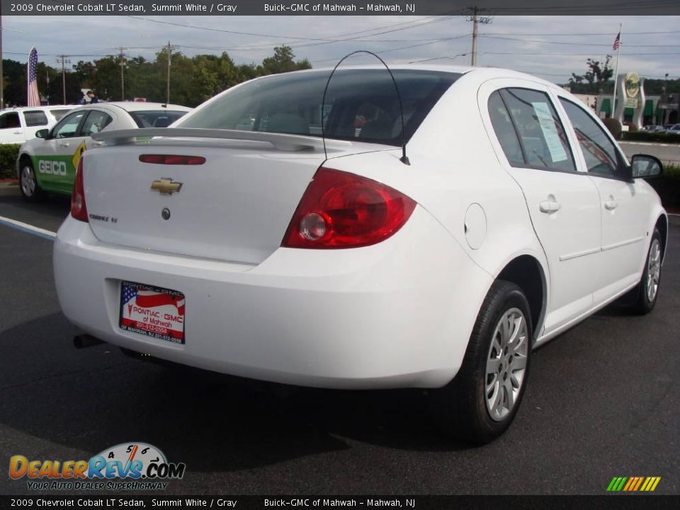 2009 Chevrolet Cobalt LT Sedan Summit White / Gray Photo #5