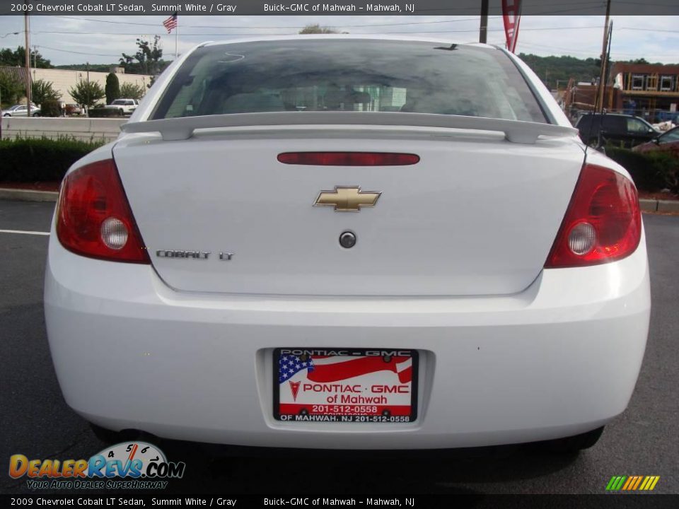 2009 Chevrolet Cobalt LT Sedan Summit White / Gray Photo #6