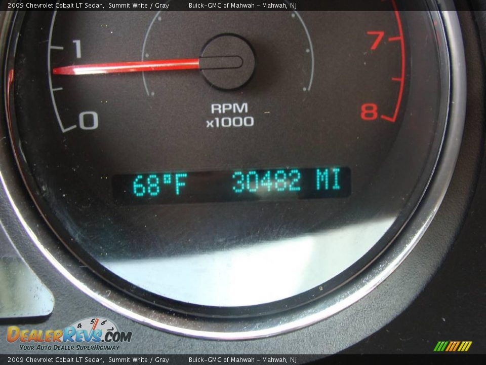 2009 Chevrolet Cobalt LT Sedan Summit White / Gray Photo #23