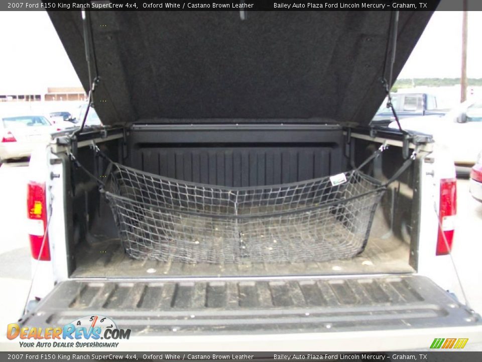 2007 Ford F150 King Ranch SuperCrew 4x4 Oxford White / Castano Brown Leather Photo #7