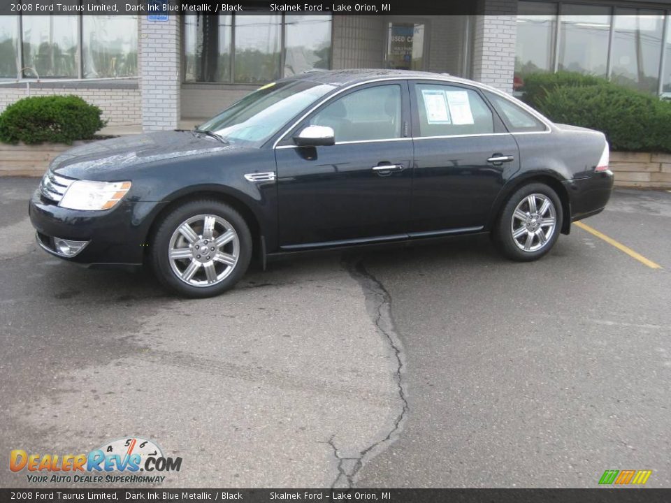 2008 Ford Taurus Limited Dark Ink Blue Metallic / Black Photo #1