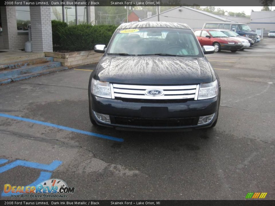 2008 Ford Taurus Limited Dark Ink Blue Metallic / Black Photo #4
