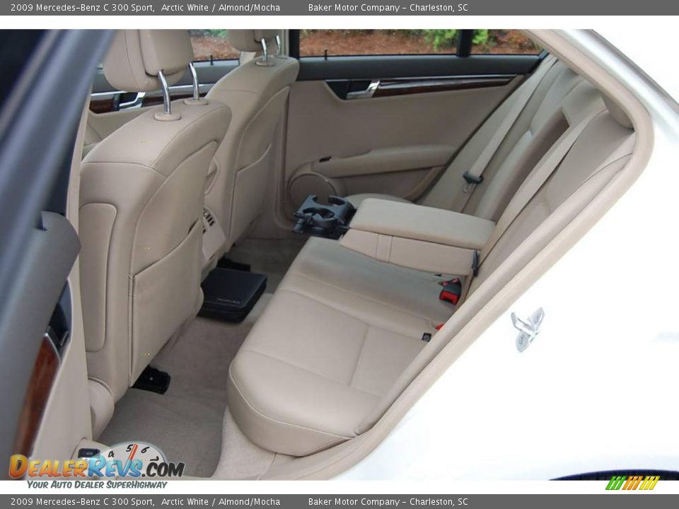 2009 Mercedes-Benz C 300 Sport Arctic White / Almond/Mocha Photo #8