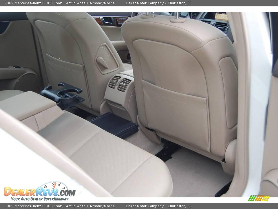 2009 Mercedes-Benz C 300 Sport Arctic White / Almond/Mocha Photo #10
