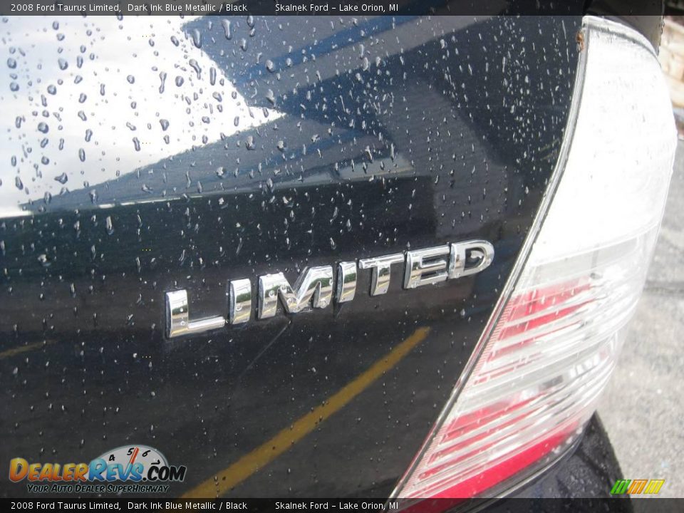 2008 Ford Taurus Limited Dark Ink Blue Metallic / Black Photo #15