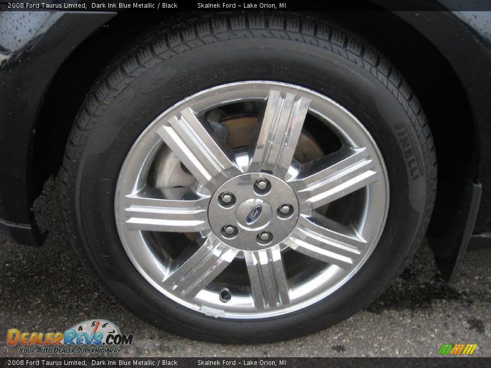 2008 Ford Taurus Limited Dark Ink Blue Metallic / Black Photo #18