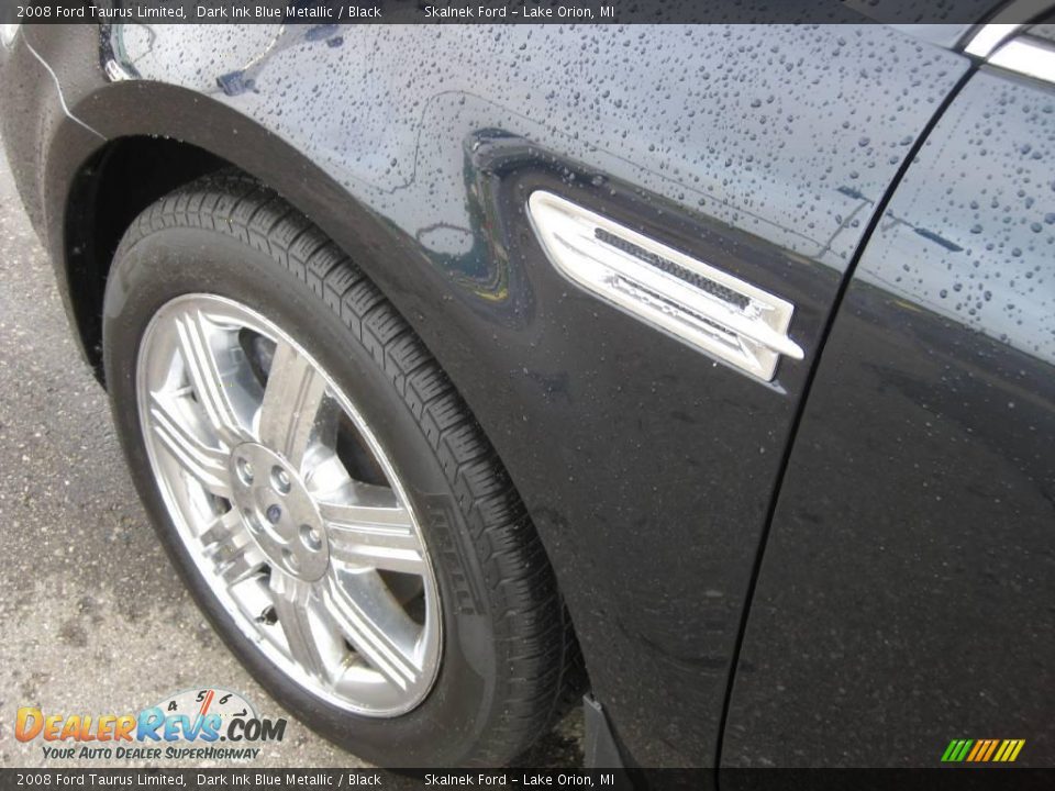 2008 Ford Taurus Limited Dark Ink Blue Metallic / Black Photo #19