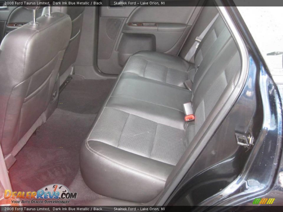 2008 Ford Taurus Limited Dark Ink Blue Metallic / Black Photo #23