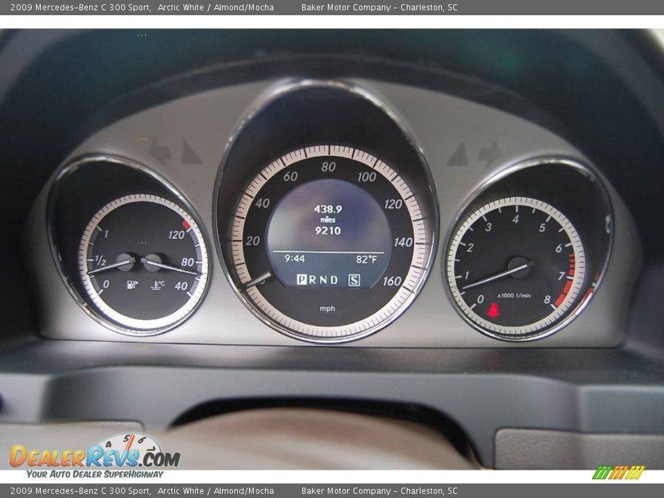 2009 Mercedes-Benz C 300 Sport Arctic White / Almond/Mocha Photo #23