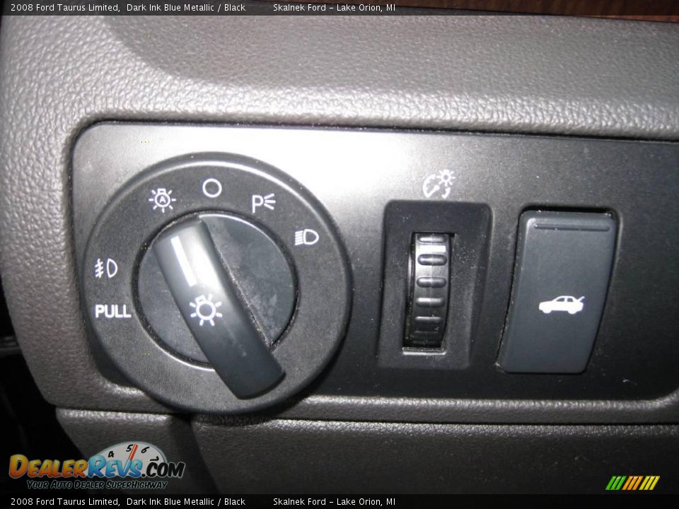 2008 Ford Taurus Limited Dark Ink Blue Metallic / Black Photo #25