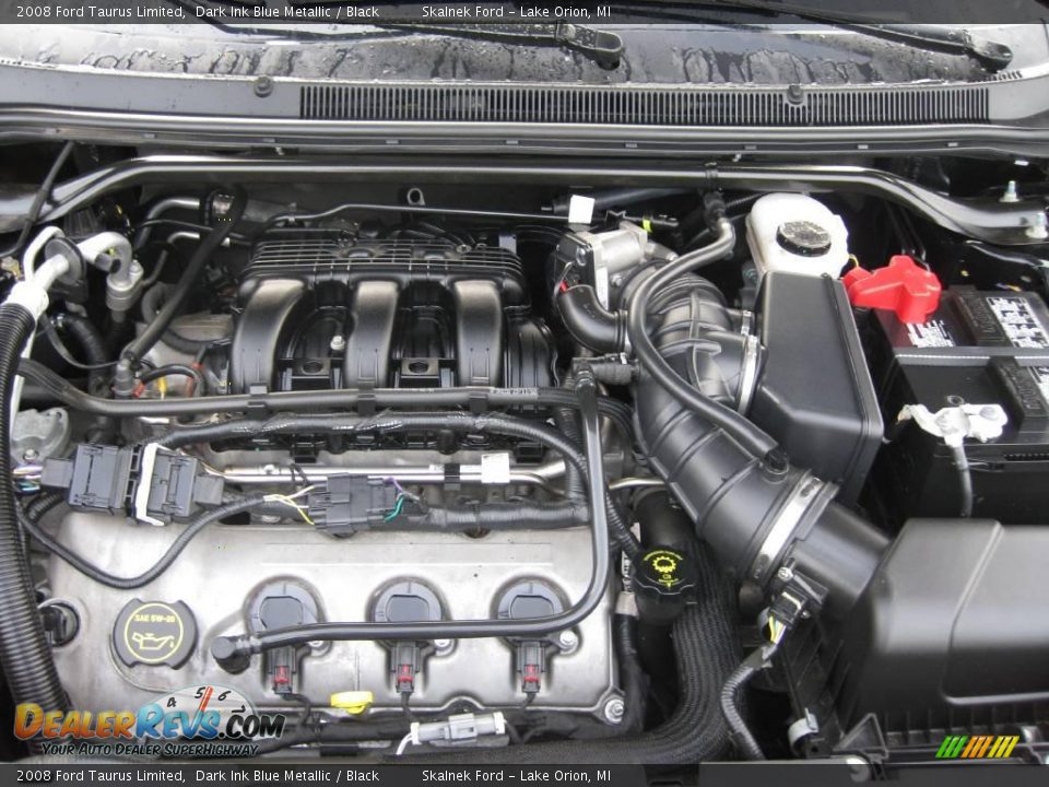2008 Ford Taurus Limited Dark Ink Blue Metallic / Black Photo #31