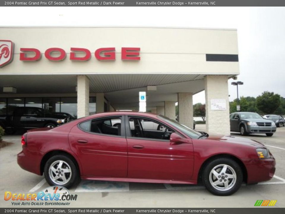 2004 Pontiac Grand Prix GT Sedan Sport Red Metallic / Dark Pewter Photo #3