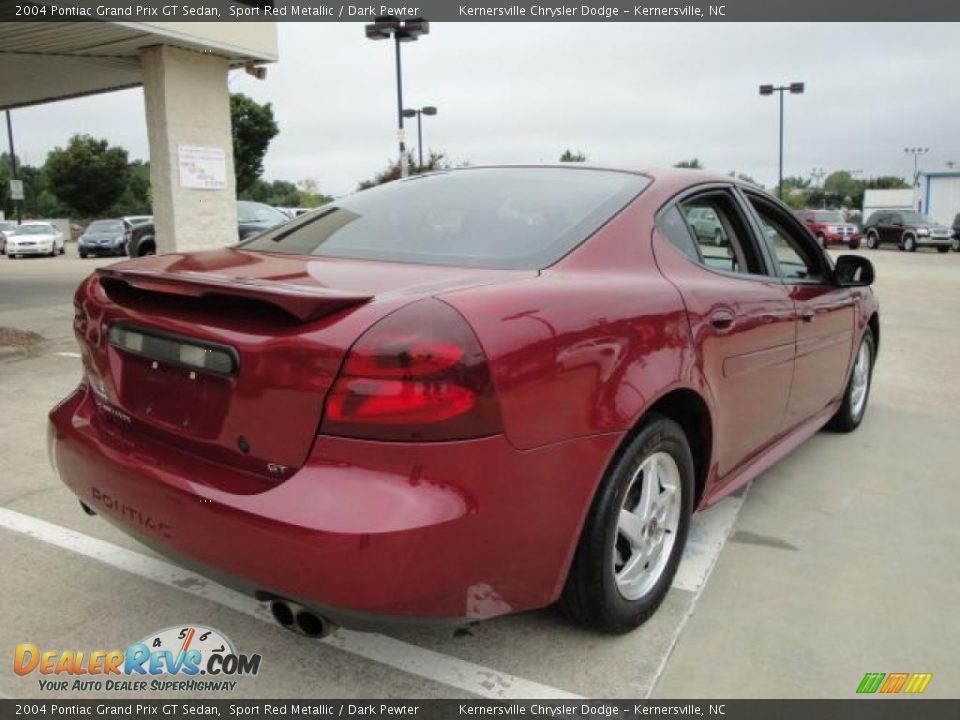 2004 Pontiac Grand Prix GT Sedan Sport Red Metallic / Dark Pewter Photo #4