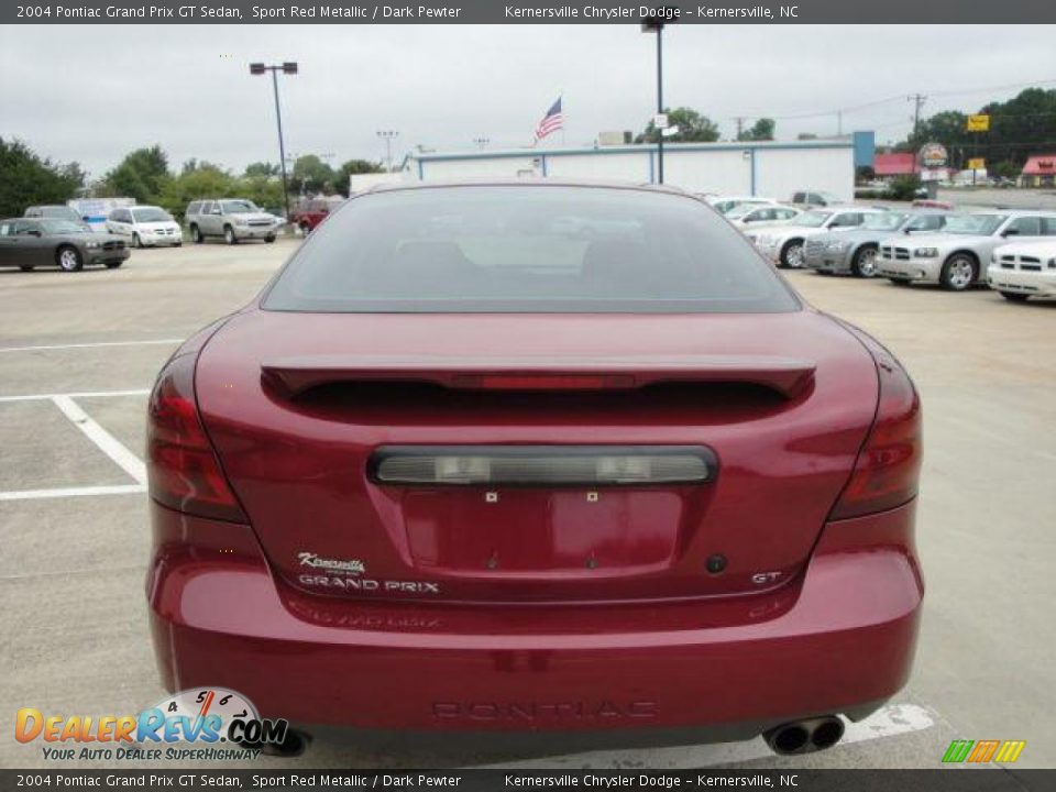 2004 Pontiac Grand Prix GT Sedan Sport Red Metallic / Dark Pewter Photo #5