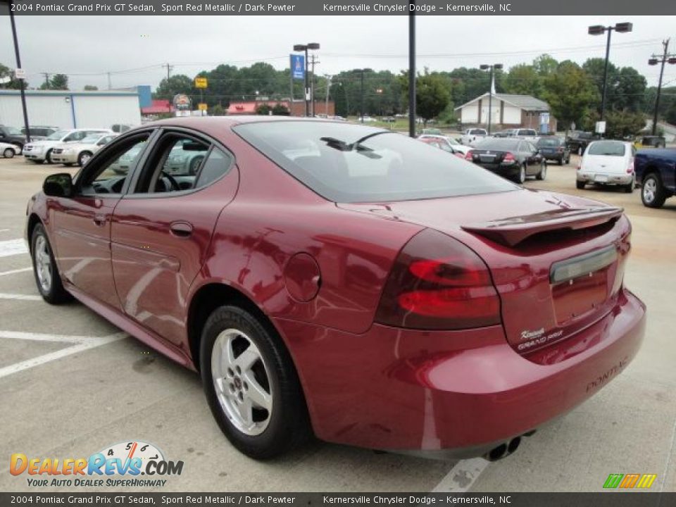 2004 Pontiac Grand Prix GT Sedan Sport Red Metallic / Dark Pewter Photo #6