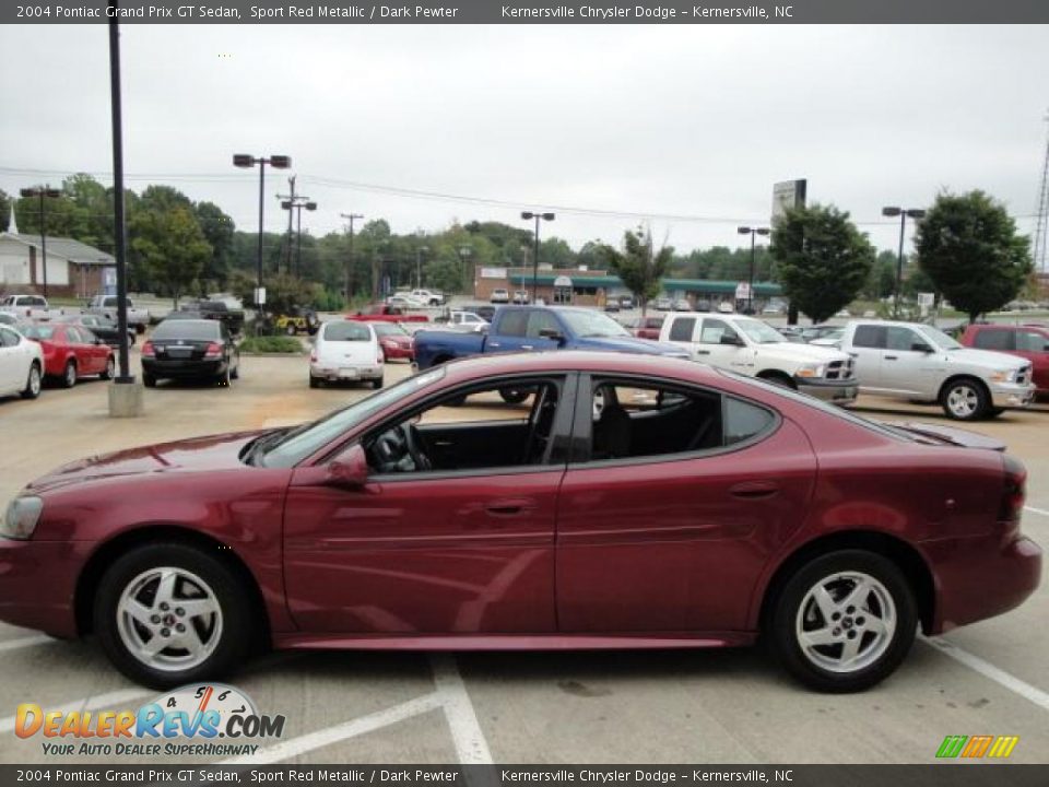 2004 Pontiac Grand Prix GT Sedan Sport Red Metallic / Dark Pewter Photo #7