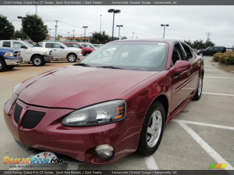 2004 Pontiac Grand Prix GT Sedan Sport Red Metallic / Dark Pewter Photo #8