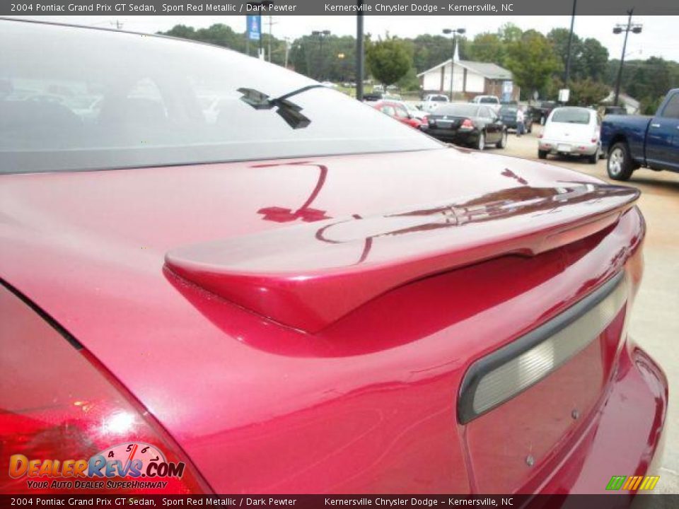 2004 Pontiac Grand Prix GT Sedan Sport Red Metallic / Dark Pewter Photo #10