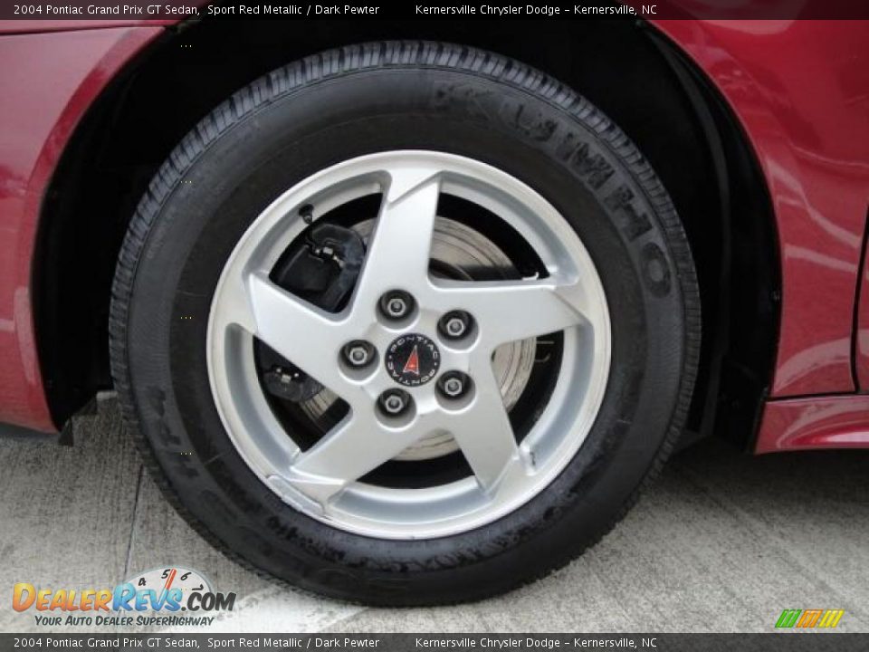 2004 Pontiac Grand Prix GT Sedan Sport Red Metallic / Dark Pewter Photo #26