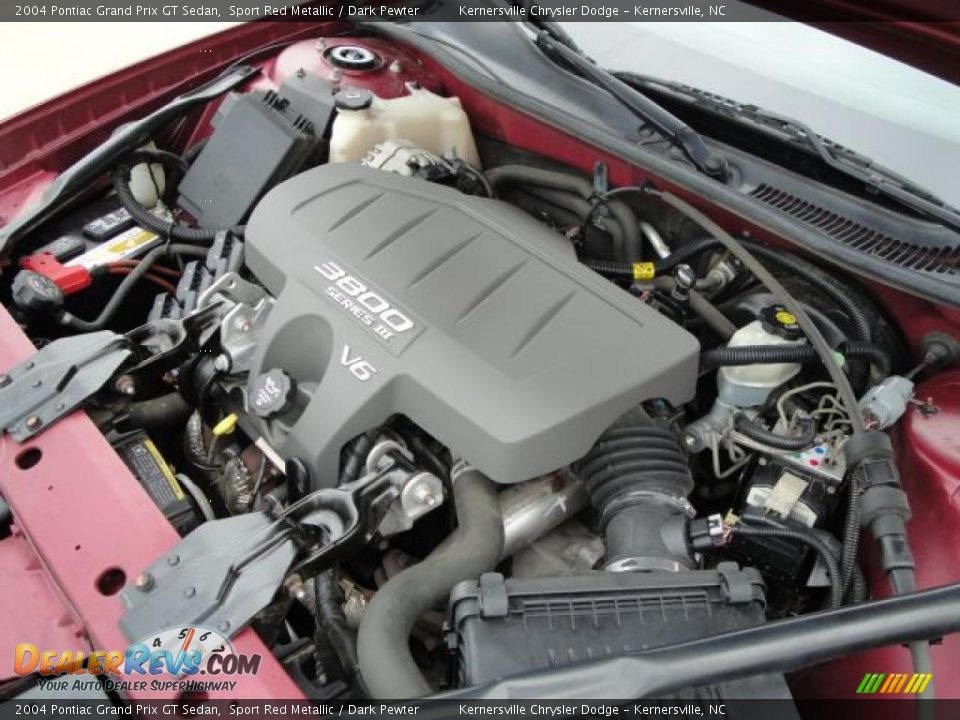 2004 Pontiac Grand Prix GT Sedan Sport Red Metallic / Dark Pewter Photo #27