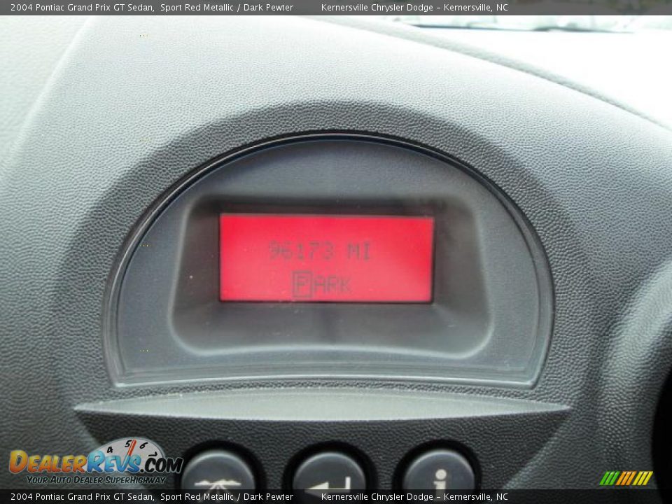 2004 Pontiac Grand Prix GT Sedan Sport Red Metallic / Dark Pewter Photo #28
