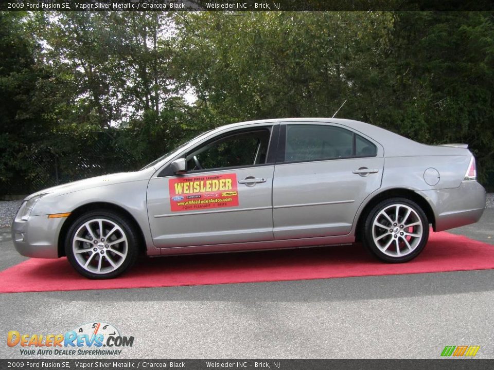 2009 Ford Fusion SE Vapor Silver Metallic / Charcoal Black Photo #5