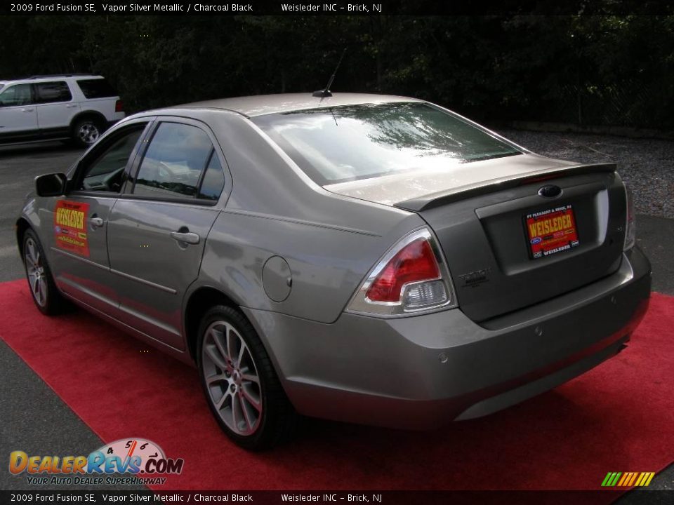 2009 Ford Fusion SE Vapor Silver Metallic / Charcoal Black Photo #6